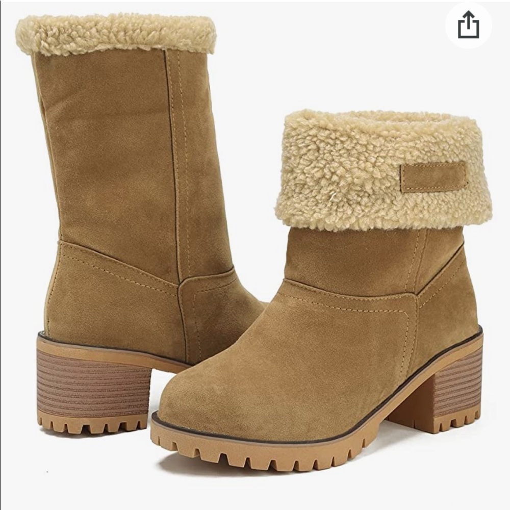 Tan boots